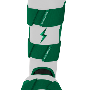BRUCE BOLT Chrome Series Leg Guard - GREEN